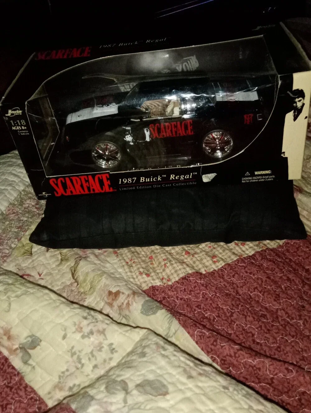 Scarface 1987 Buick Regal Die-Cast Collectible - Black